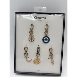 5-Pack Metal Charm Set